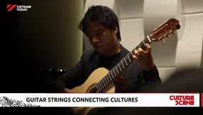 Guitar strings connecting cultures