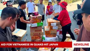Aid for Vietnamese in quake-hit Japan