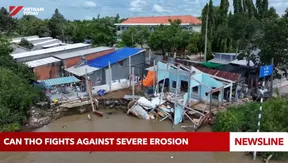 Can Tho fights against severe erosion