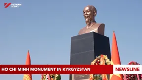 Ho Chi Minh monument in Kyrgyzstan