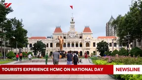 Tourists experience Ho Chi Minh City on National Day