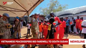 Vietnamese peacekeepers bid farewell to South Sudan
