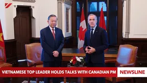 Vietnamese top leader holds talks with Canadian Prime Minister