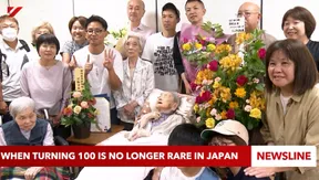 When turning 100 is no longer rare in Japan