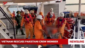 Vietnam rescues Pakistani crew member
