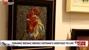Ceramic mosaic brings Vietnam's heritage to life