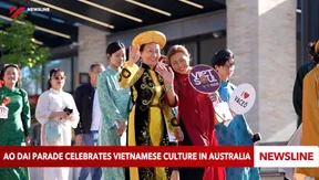 Ao dai parade celebrates Vietnamese culture in Australia