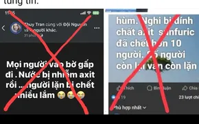 Xử lý nghiêm các tin đồn thất thiệt
