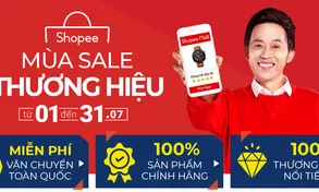 Shopee mùa sale thương hiệu