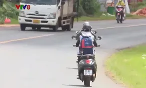 Đắk Lắk: Nguy cơ mất an toàn giao thông khu vực trường học dọc quốc lộ