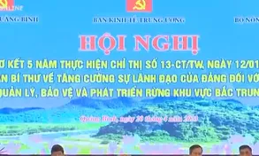 Sơ kết 5 năm công tác bảo vệ rừng khu vực Bắc Trung Bộ