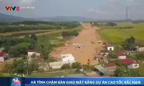 Hà Tĩnh chậm bàn giao mặt bằng dự án cao tốc Bắc-Nam