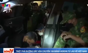 Bộ đội biên phòng Quảng Trị triệt phá đường dây vận chuyển 100 bánh heroin từ Lào về Việt Nam