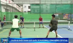 Chuẩn bị khởi tranh Giải Quốc tế Pickleball cộng đồng cúp VTV8