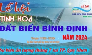 Lễ hội Tinh hoa đất biển Bình Định năm 2024