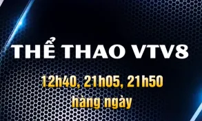 Các khung giờ thể thao trên kênh VTV8