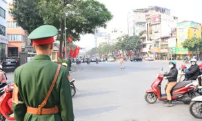 CSGT Hà Nội tăng cường lực lượng đảm bảo an toàn giao thông cho chuỗi sự kiện kỷ niệm lớn