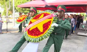 Tưởng niệm liệt sỹ hy sinh tại điểm cao Chư Tan Kra, Kon Tum