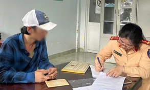Xe tải lạng lách như phim, tài xế bị phạt 50 triệu