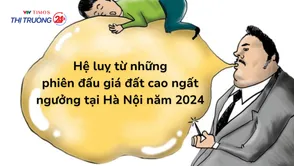 Hệ luỵ từ những phiên đấu giá đất cao ngất ngưởng tại Hà Nội năm 2024