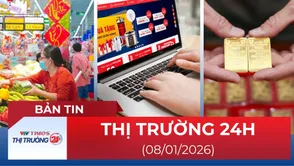 Bản tin Thị trường 24h ngày 08/01/2026