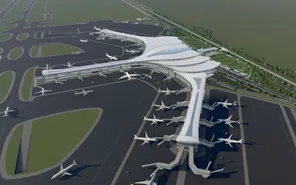 Máy bay lớn nhất Việt Nam hạ cánh thử tải tại sân bay Long Thành