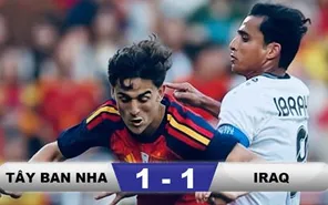 Iraq tạo địa chấn khi cầm hòa Tây Ban Nha trước thềm World Cup 2026