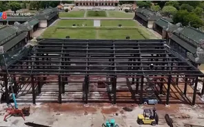 Phục hồi điện Cần Chánh, tái hiện công trình quan trọng của Đại nội Huế