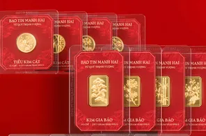 Một phân vàng hình thần tài, vàng "tí hon" đang được người tiêu dùng "săn đón"