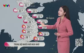 Bản tin thời tiết 19h45 - 12/03/2026