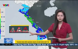 Bản tin thời tiết 6h15 - 24/4/2026