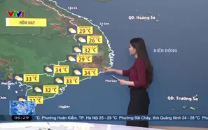 Bản tin thời tiết 6h30 - 22/8/2026