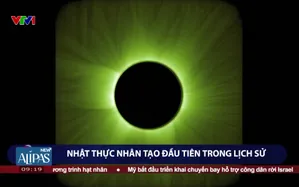 Nhật thực nhân tạo đầu tiên trong lịch sử