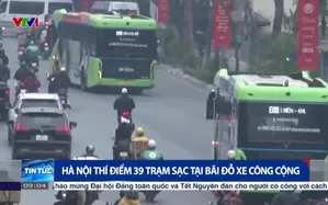 Hà Nội thí điểm 39 trạm sạc tại bãi đỗ xe công cộng
