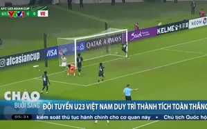 Đội tuyển U23 Việt Nam duy trì thành tích toàn thắng