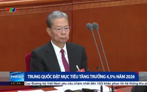 Trung Quốc đặt mục tiêu tăng trưởng 4,5% năm 2026