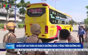 Khảo sát an toàn xe khách giường nằm 2 tầng trên đường núi