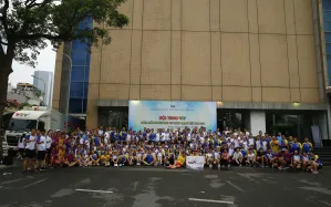 Hơn 300 nhân viên Đài THVN tham gia chạy bộ kỷ niệm 99 năm Ngày Báo chí Cách mạng Việt Nam