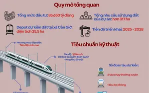 Quy mô dự án Metro Bến Thành - Cần Giờ