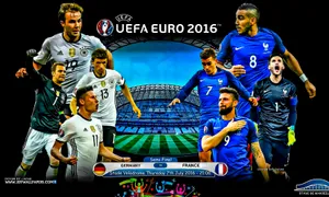 Lịch thi đấu và trực tiếp bán kết EURO 2016 hôm nay: Đại chiến Pháp – Đức (VTV3 & VTV3HD, VTV9)