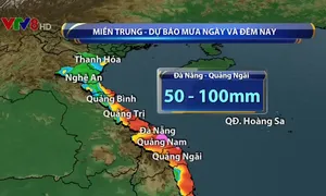 Cảnh báo mưa lớn và sạt lở đất ở Trung Bộ