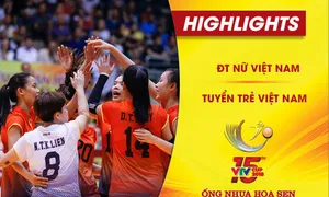 VIDEO: Tổng hợp diễn biến ĐT nữ Việt Nam 3-0 Tuyển trẻ Việt Nam (Vòng đấu chéo VTV Cup Ống nhựa Hoa Sen 2018)