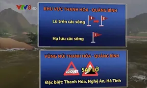 Nguy cơ cao xảy ra lũ quét, sạt lở đất và ngập lụt cục bộ từ Nghệ An đến Quảng Bình