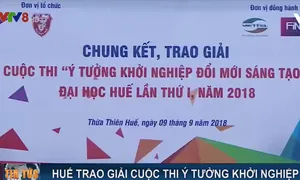 Thừa Thiên Huế trao giải thưởng sáng tạo khởi nghiệp