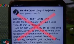 Tin giả, tin đồn thất thiệt "lây lan" trong mùa dịch COVID-19