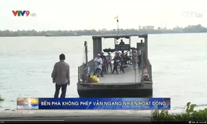 Bến phà không phép vẫn ngang nhiên hoạt động