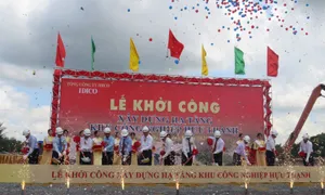 Long An khởi công xây dựng hạ tầng khu công nghiệp Hựu Thạnh