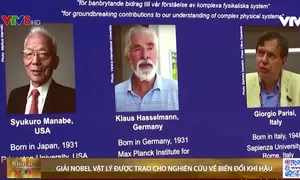 Giải Nobel vật lý được trao cho nghiên cứu về biến đổi khí hậu