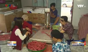 Lạp xưởng bò – đặc sản làng Chăm