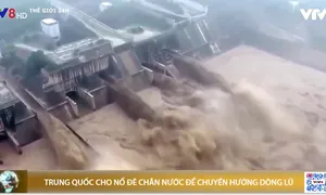 Trung Quốc cho nổ đê để chuyển hướng dòng lũ